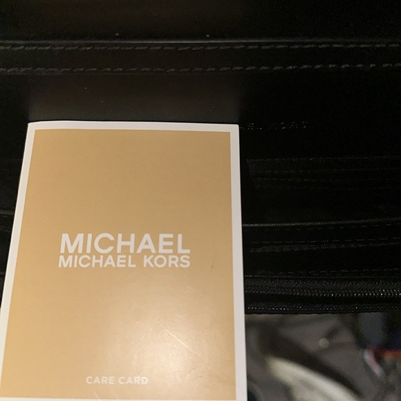 Michael Kors Black Monogram Cross Body Bag - Picture 5 of 8